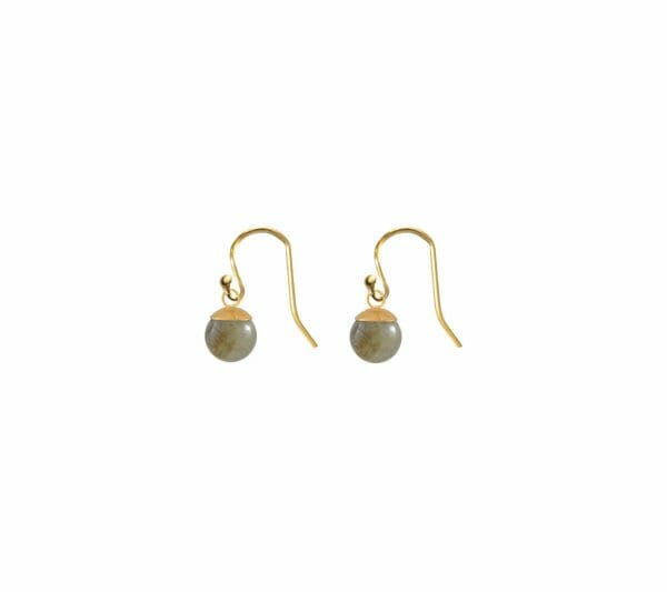 Mas Jewelz earring Classic Labradorite Gold