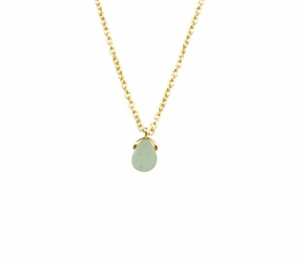 Mas Jewelz necklace Bail Green Aventurine Gold