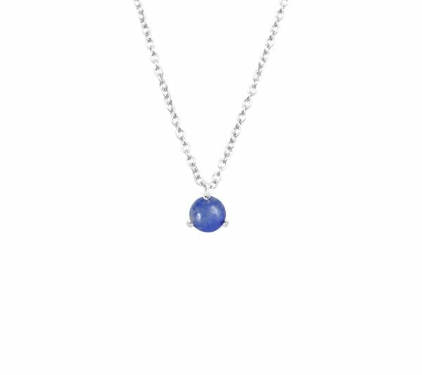 Mas Jewelz necklace Cabuchon Blue Quartz Silver