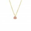 Mas Jewelz necklace Cabuchon Pink Opal Gold
