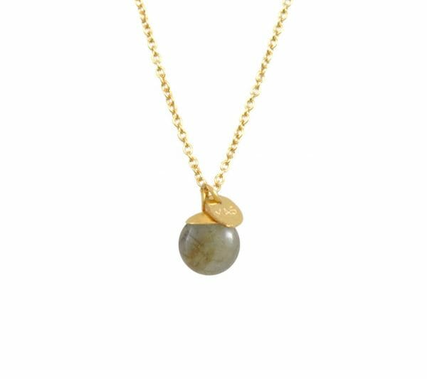 Mas Jewelz necklace Classic Labradorite Gold