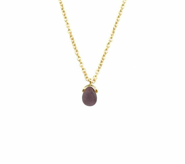 Mas Jewelz necklace Bail Purple Aventurine Gold