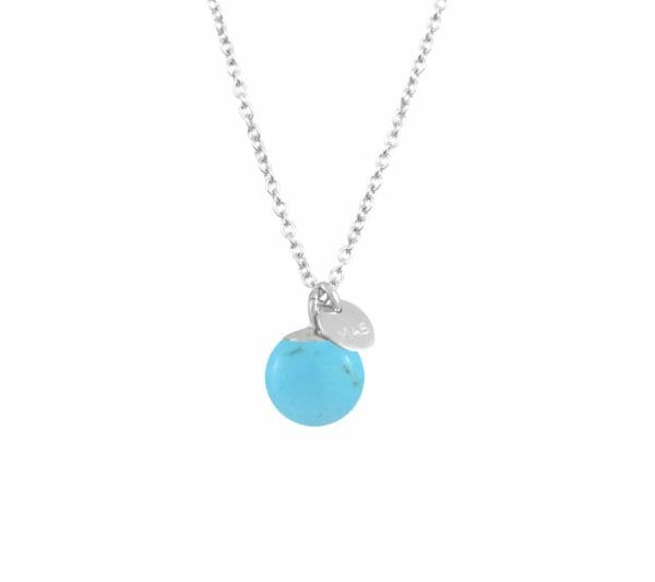 Mas Jewelz necklace Classic Turquoise Silver
