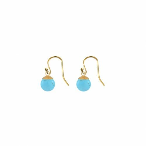 Mas Jewelz earring Classic Turquoise Gold