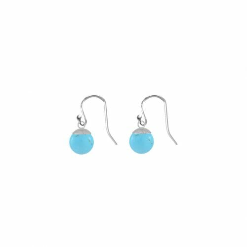 Mas Jewelz earring Classic Turquoise Silver